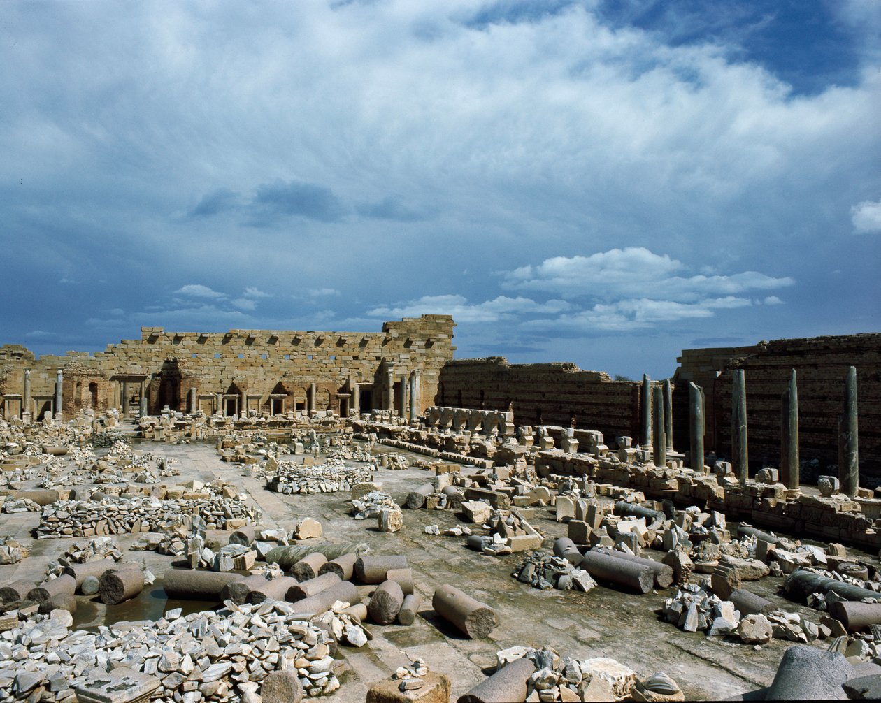 Pohled na Fórum Septima Severuse od Roman