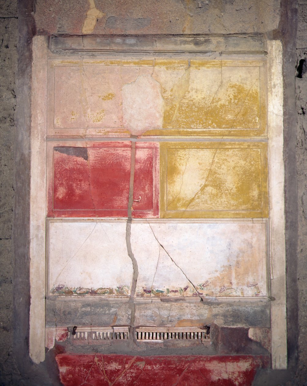 Nástěnné dekorace, Pompeje, Itálie (freska) od Roman