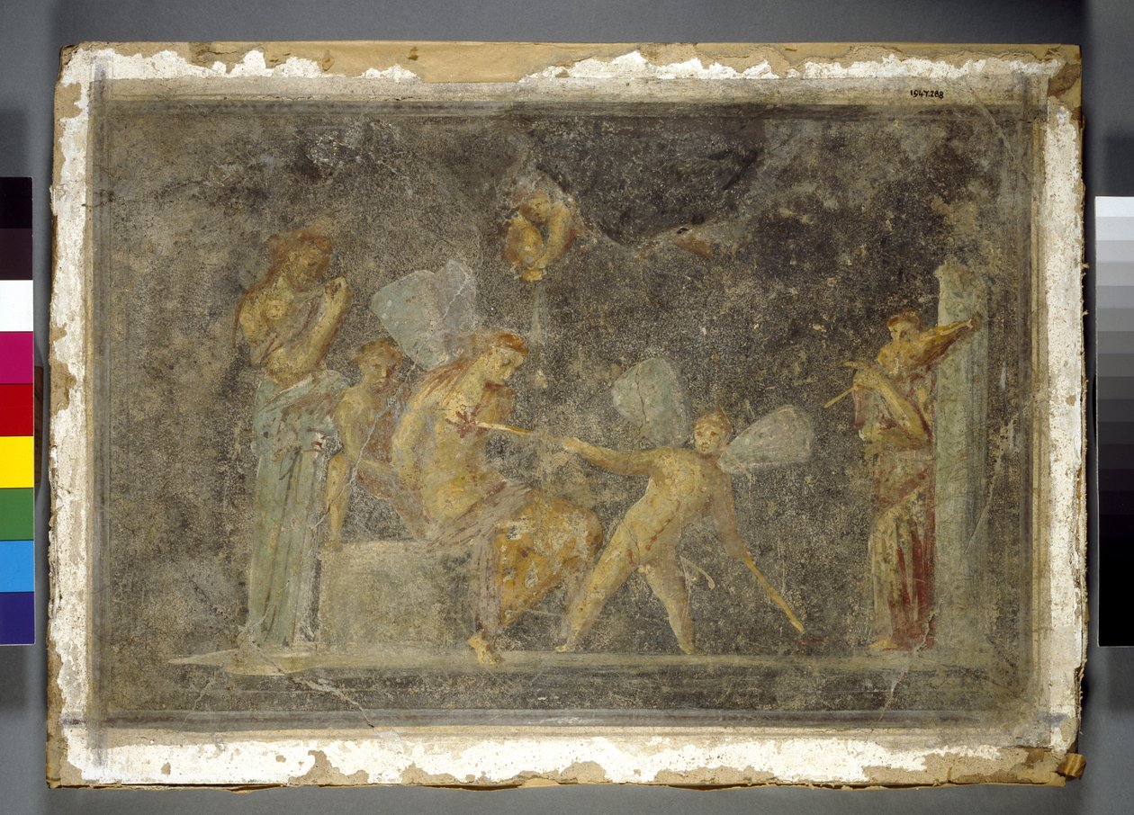 Nástěnná malba, Pompeje, Řím, 1. stol od Roman