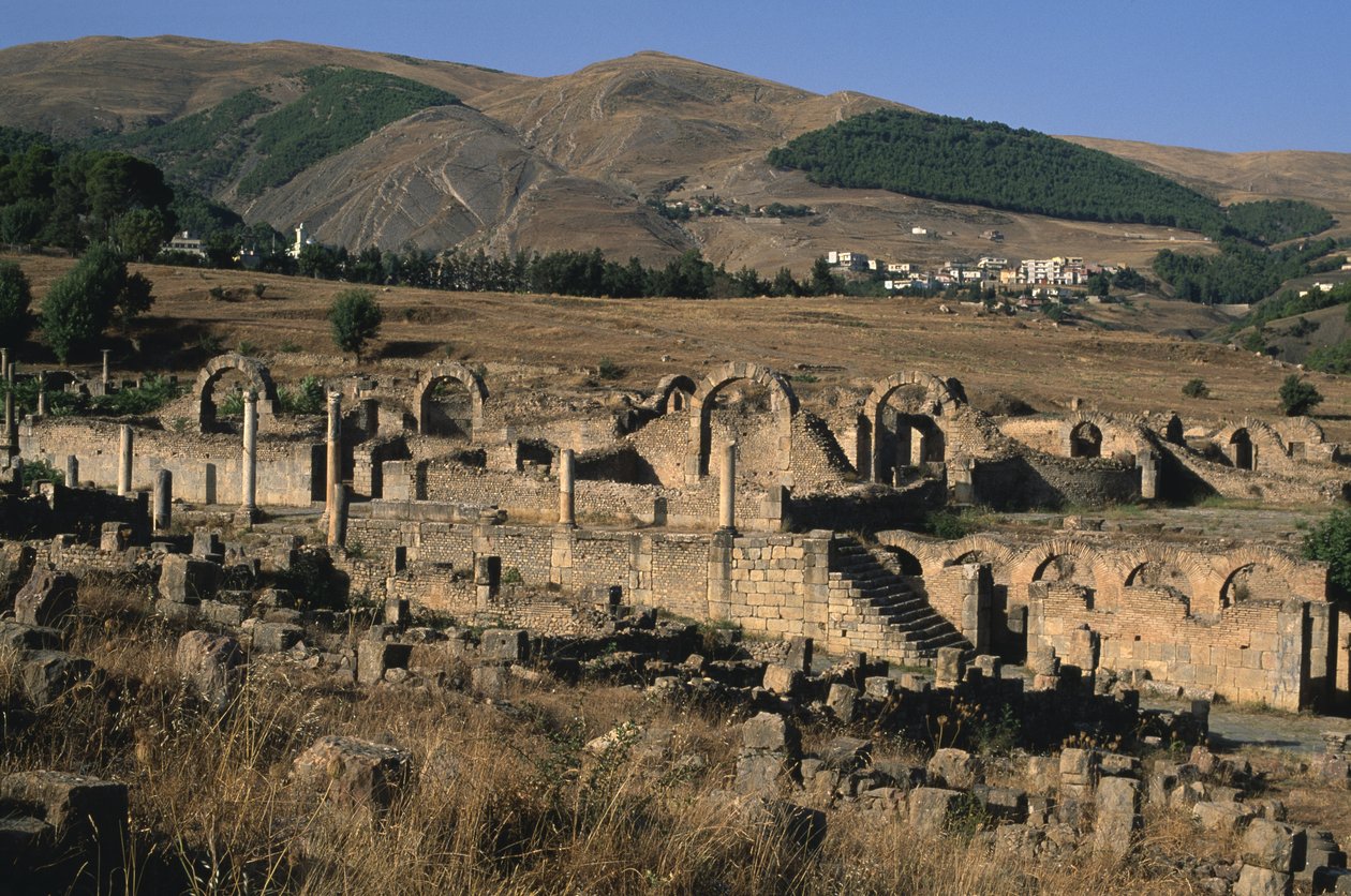 Celkový pohled na lázně, vrcholné císařské období (27 př. nl-395 n. l.) od Roman Imperial Period