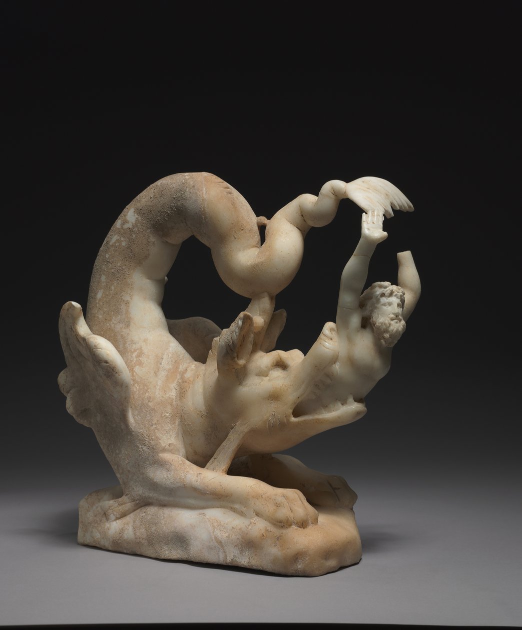 Jonah Cast Up, cca 280-290 (mramor) od Roman Imperial Period