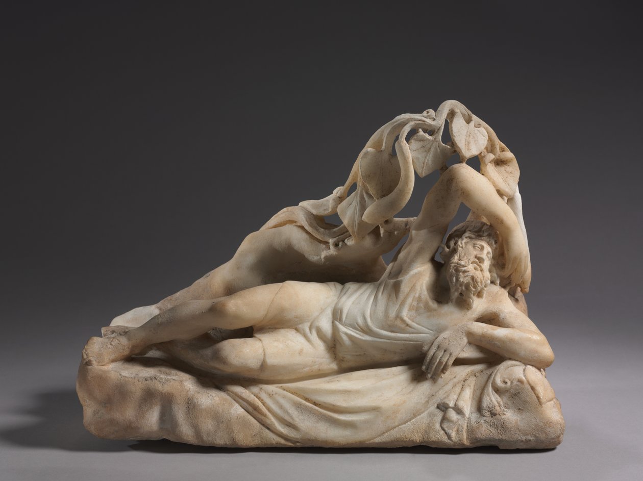 Jonah Under the Gourd Vine, 280-290 (mramor) od Roman Imperial Period