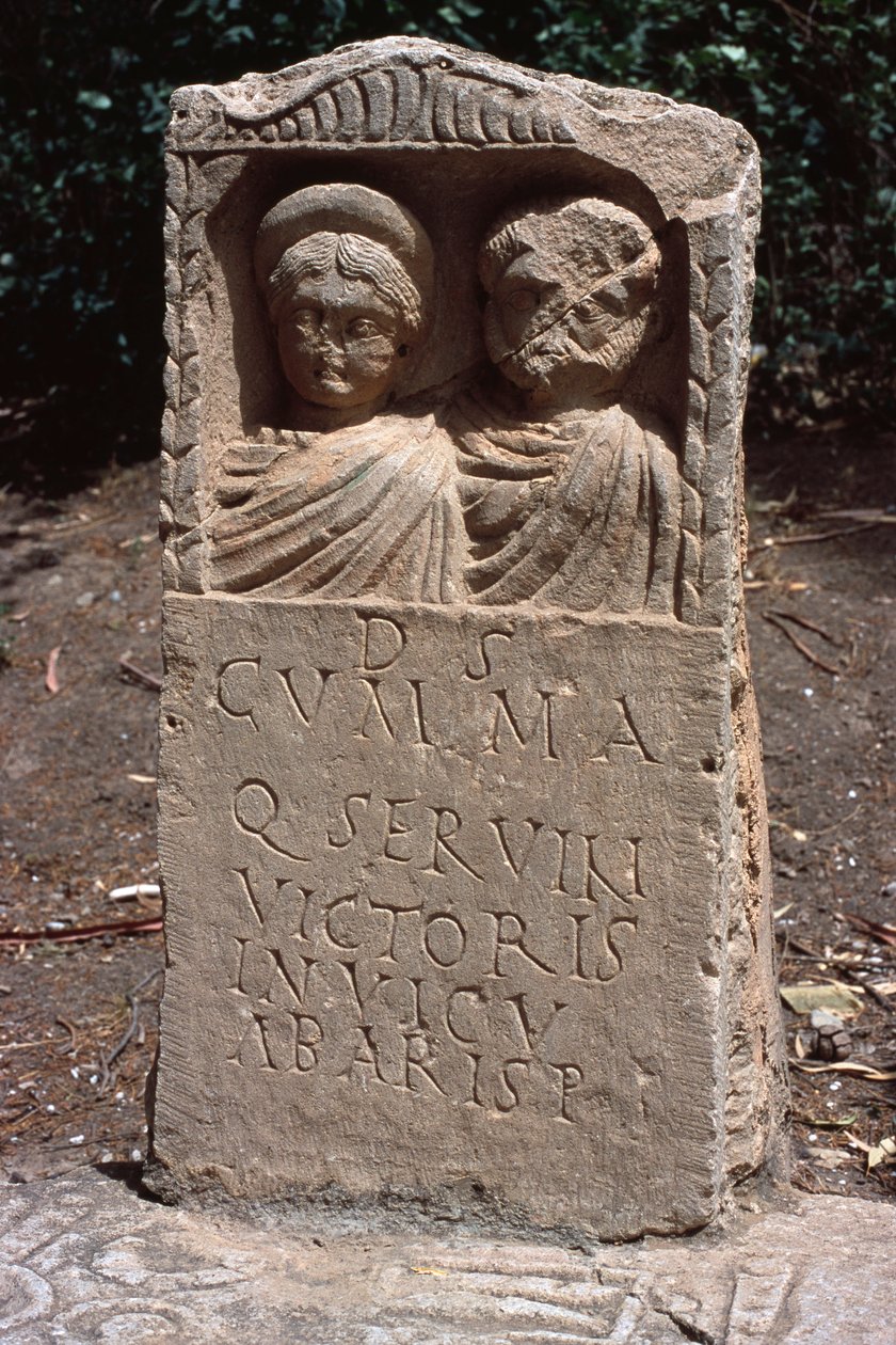 Stela, vrcholné císařské období (27 př. nl-395 n. l.) od Roman Imperial Period
