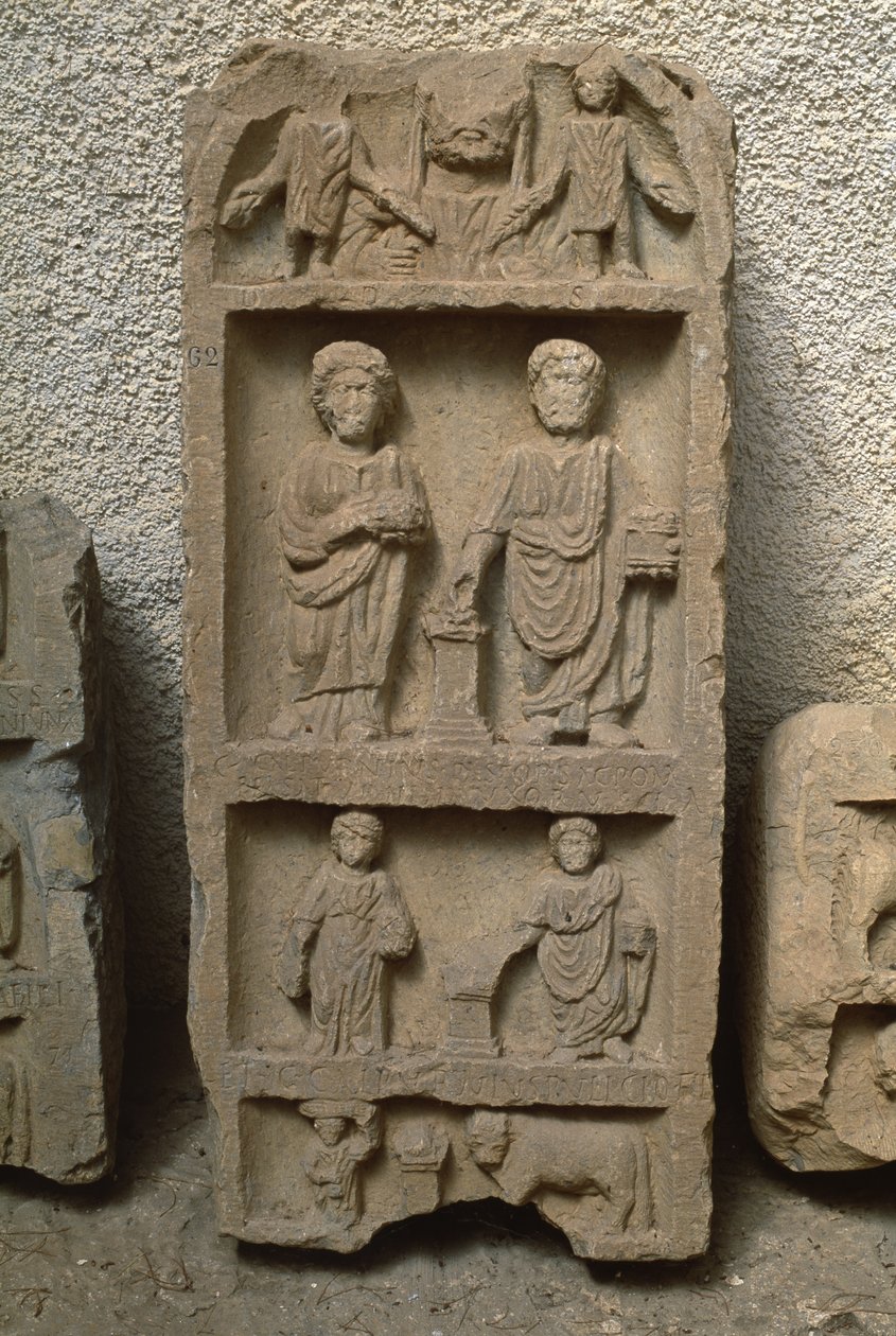 Stéla s lidskými postavami, Vrcholné císařské období (27 př. nl-395 n. l.) od Roman Imperial Period
