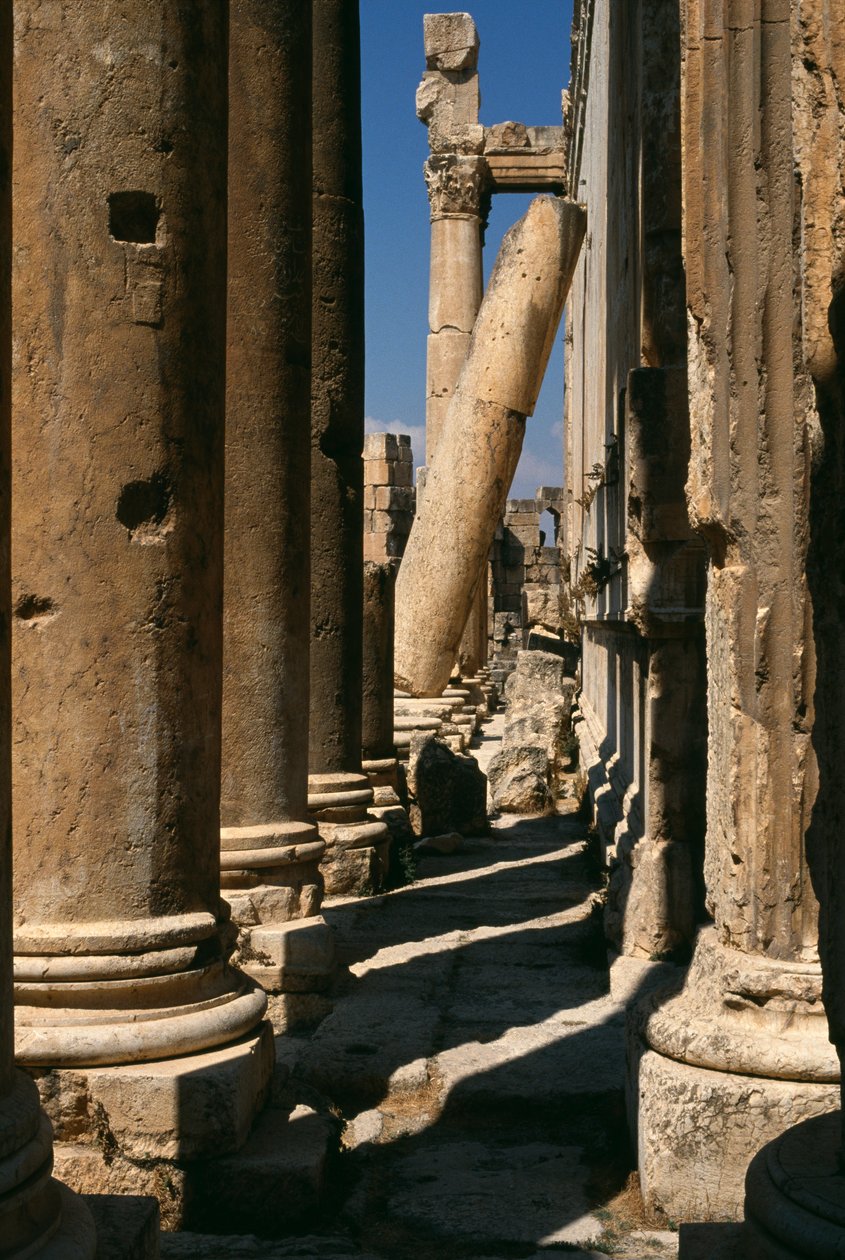 Bakchův chrám, detail, vrcholné císařské období (27 př. n. l.-395 n. l.) od Roman Imperial Period