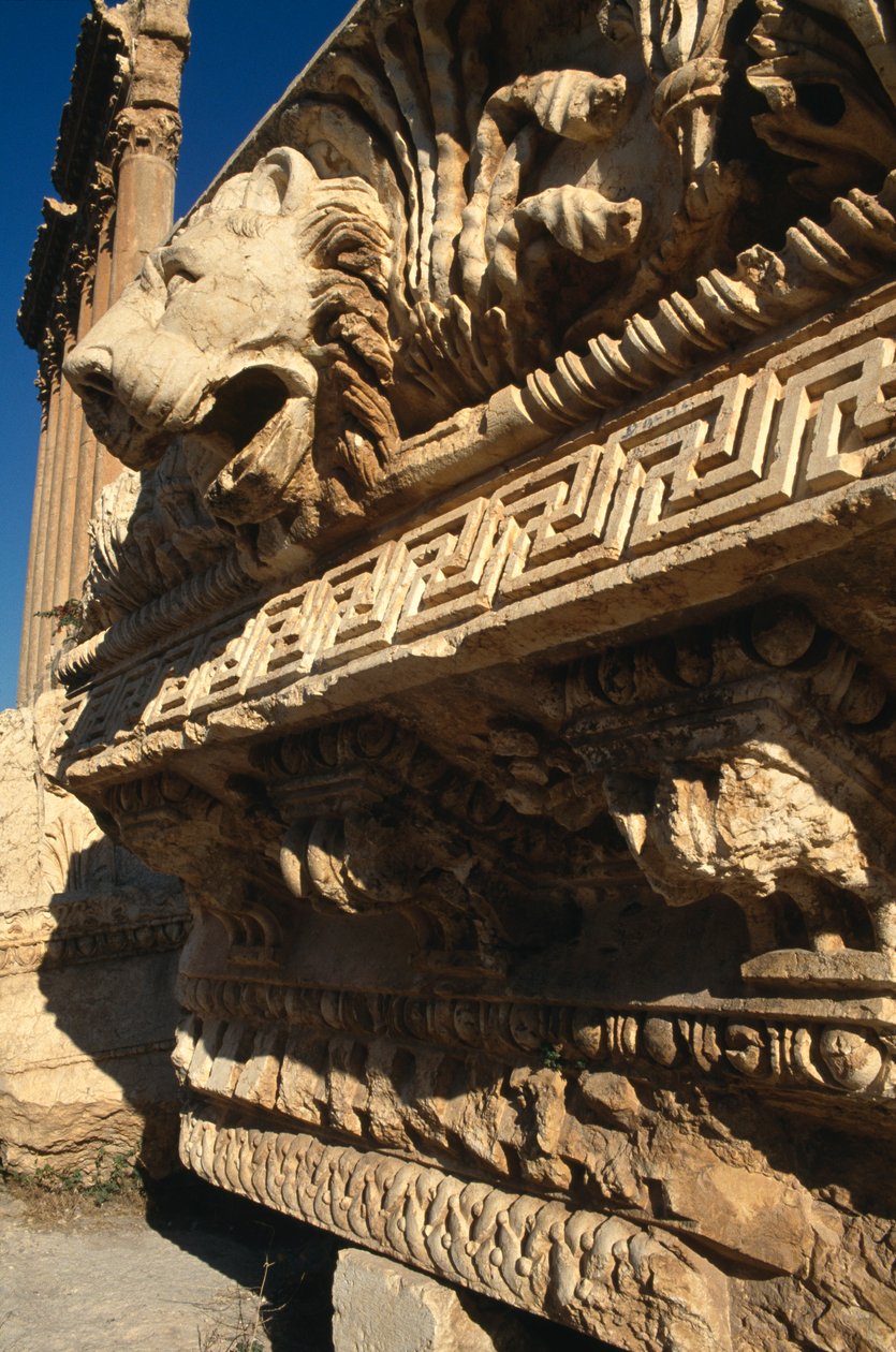 Jupiterův chrám, entablatura, vrcholné císařské období (27 př. n. l. – 395 n. l.) od Roman Imperial Period