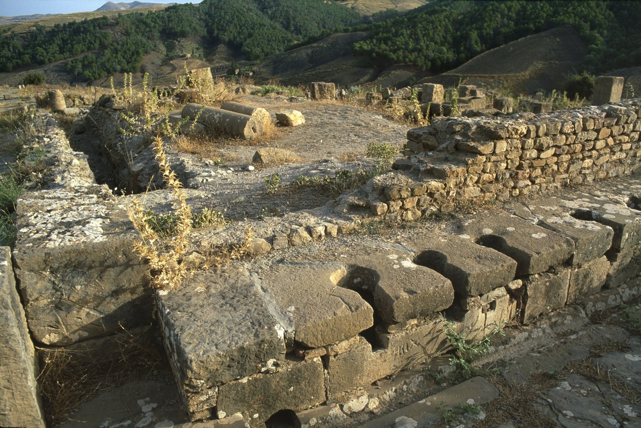 Pohled na společné záchody, Vrcholné císařské období (27 př. nl-395 n. l.) od Roman Imperial Period