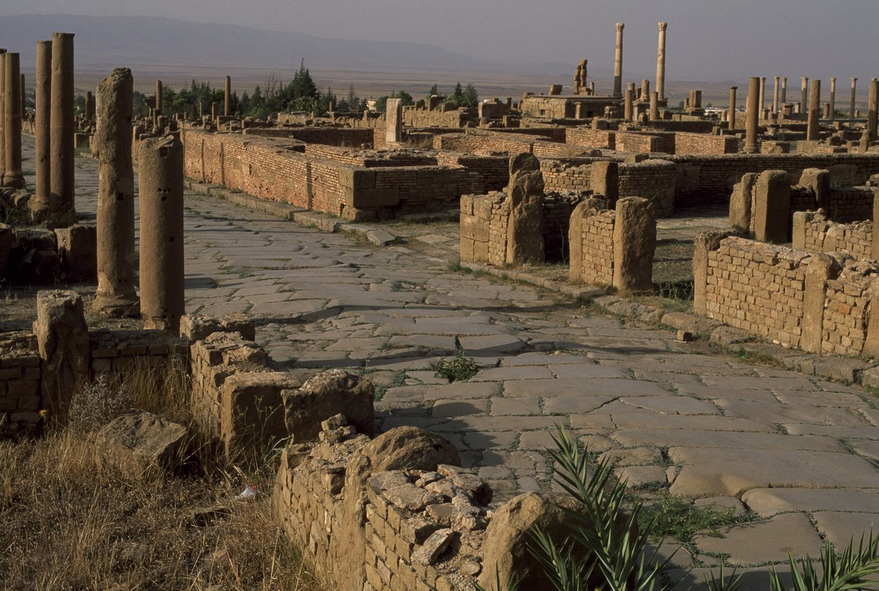 Pohled na ulici, vrcholné císařské období (27 př. nl-395 n. l.) od Roman Imperial Period