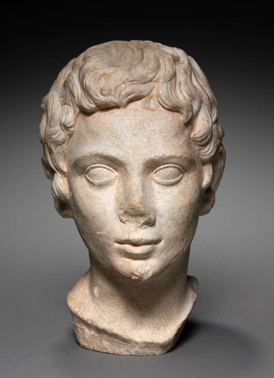 Hlava mládí, 100-1 př.nl od Roman Period Egyptian