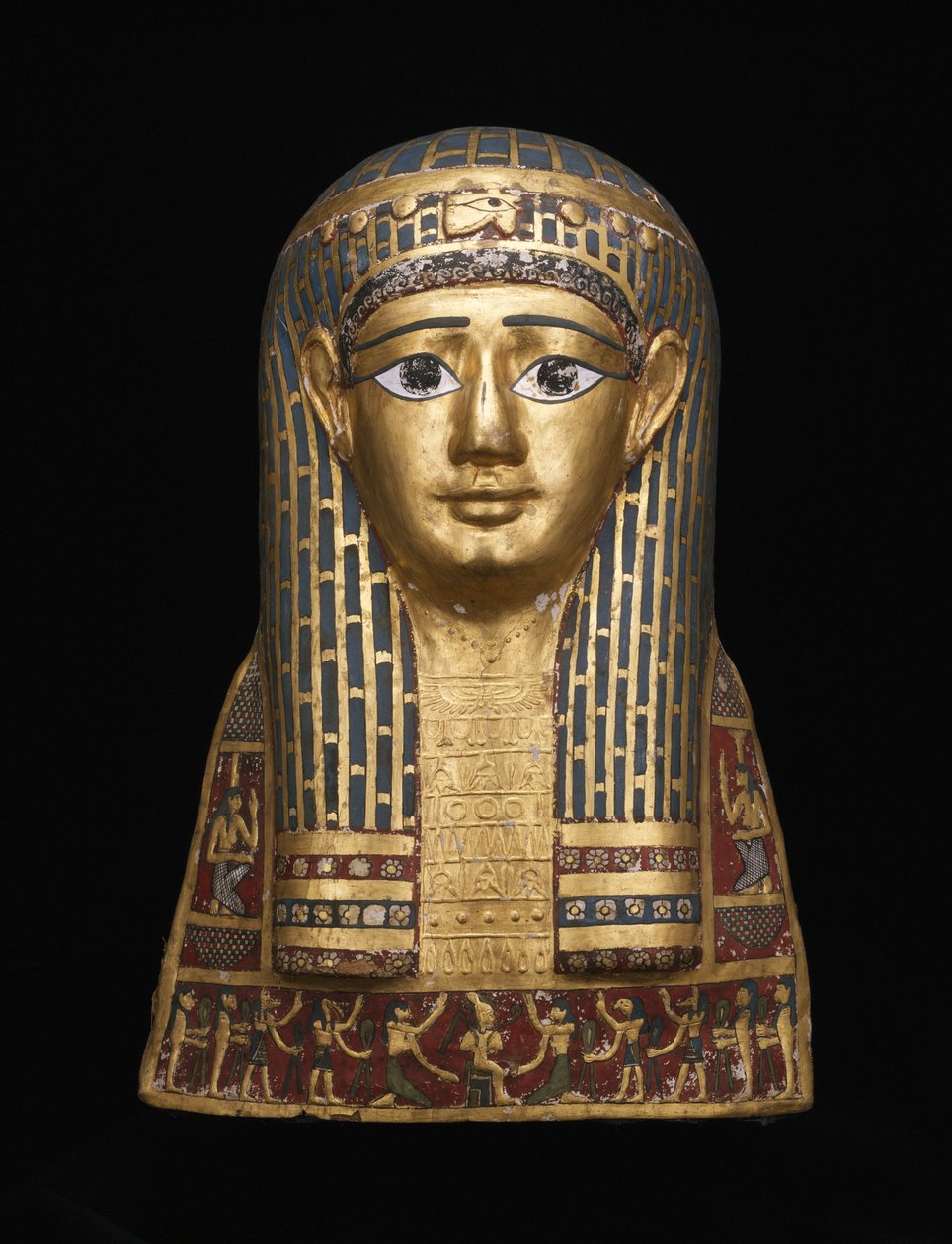 Obálka hlavy mumie, 1. století před naším letopočtem od Roman Period Egyptian