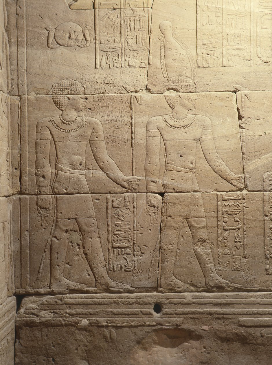 Dendurův chrám, cca 10 př. n. l. (liparský pískovec) od Roman Period Egyptian