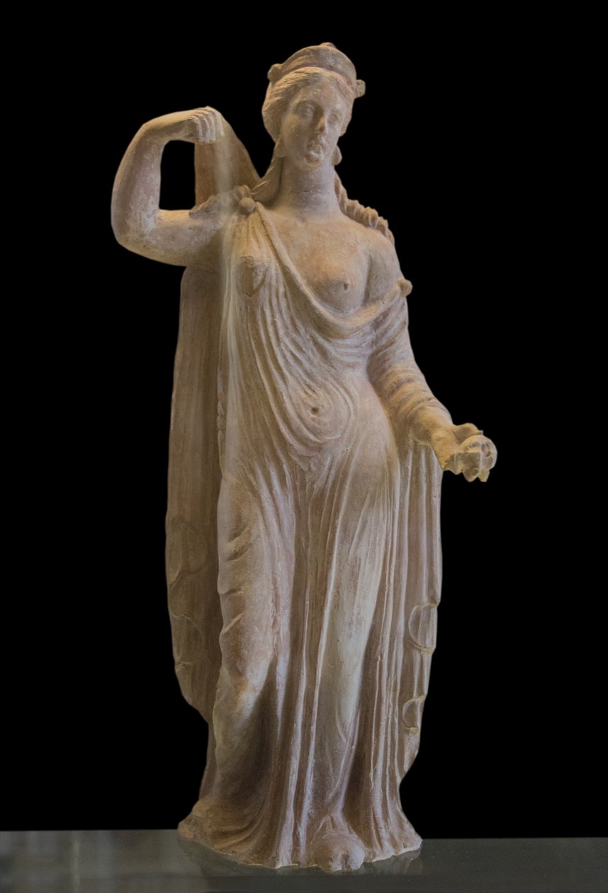 Umění Řecko Afrodita typu Genitrix (1. století n. l.) terakota od Roman Roman