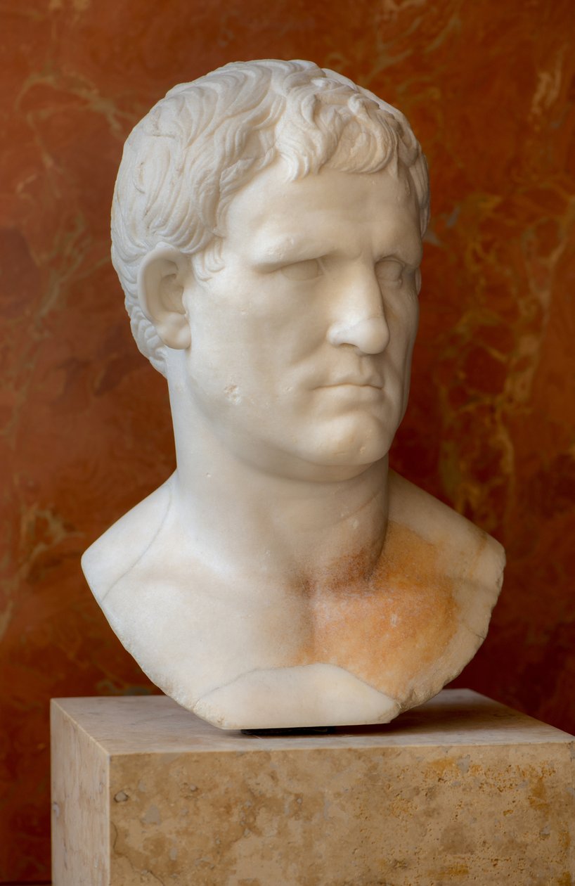 Art Rome Bust d Agrippa (asi 64 př. n. l. – 12 př. n. l.) od Roman Roman