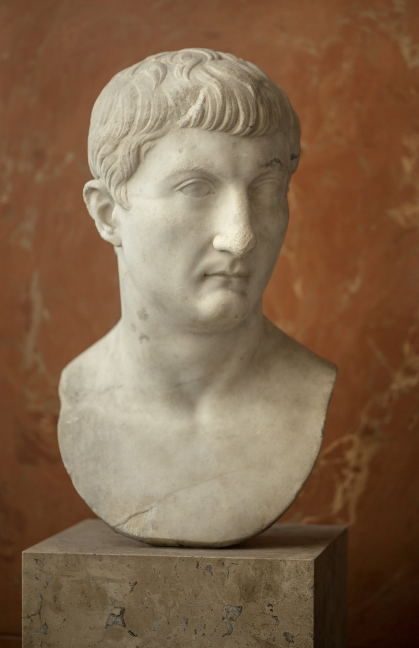 Art Řím Busta Drusa Mladého (13 př. n. l. - 23 n. l.) mramor od Roman Roman