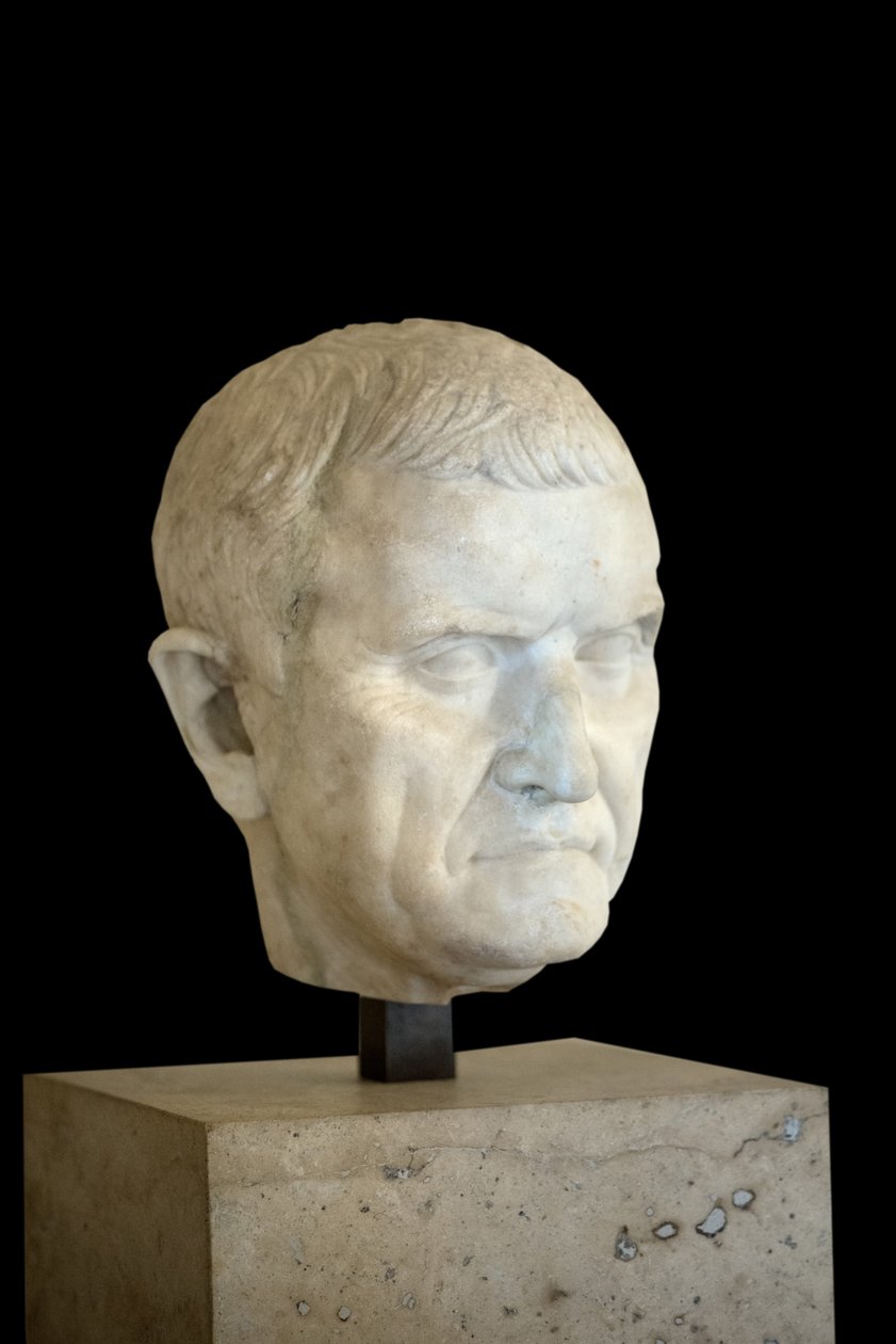 Art Rome Fragment sochy, portrét neznámého (mramor od Roman Roman
