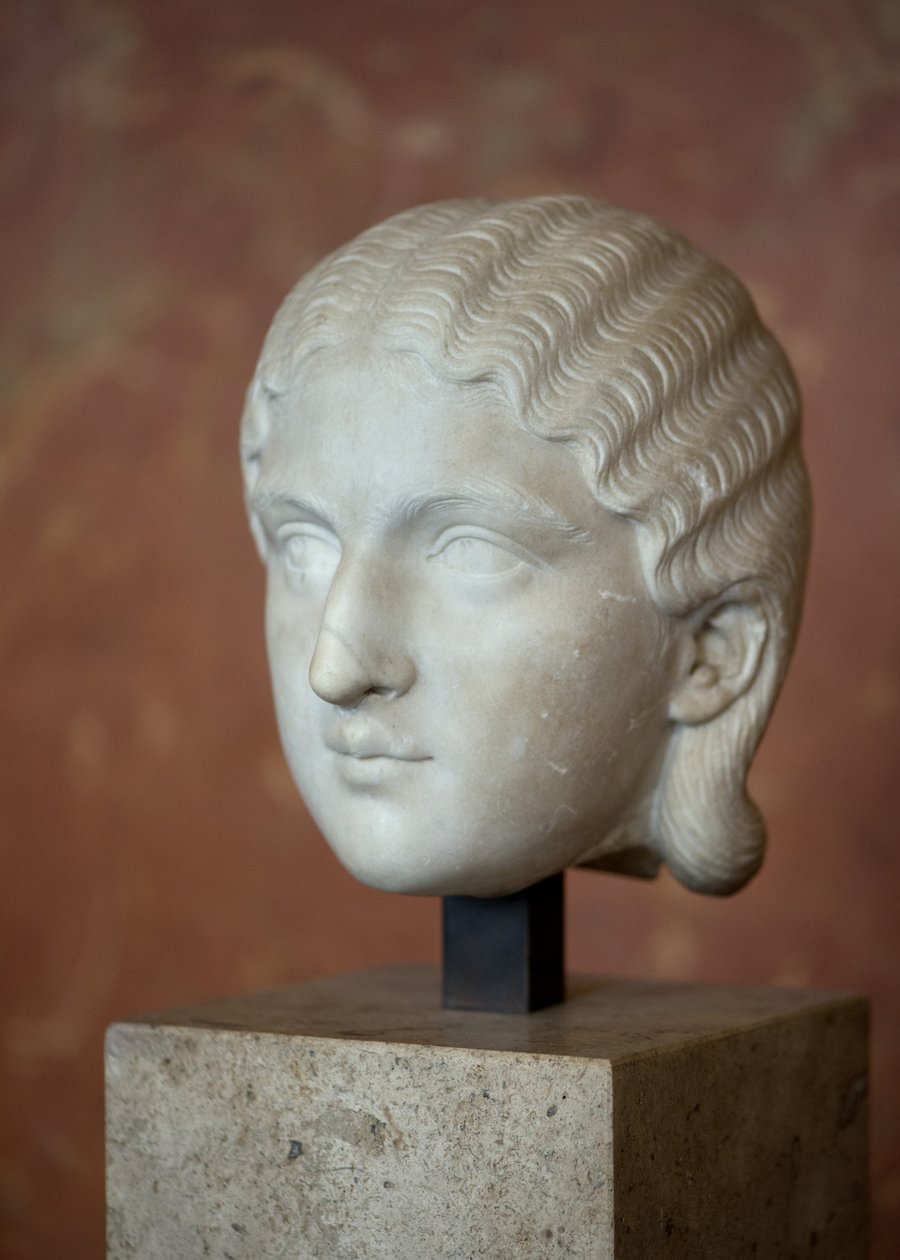 Art Rome Hlava císařovny Barbie Orbiana (3. století), mramor od Roman Roman