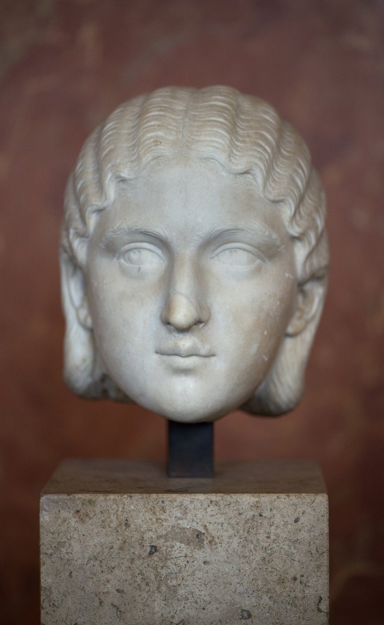Art Rome Hlava císařovny Barbie Orbiana (3. století), mramor od Roman Roman