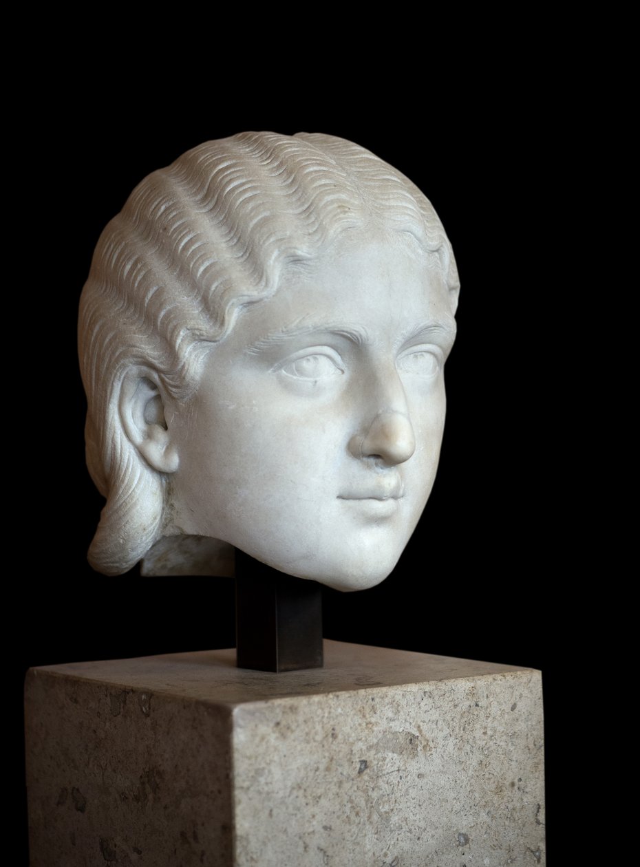 Art Rome Hlava císařovny Barbie Orbiana (3. století), mramor od Roman Roman