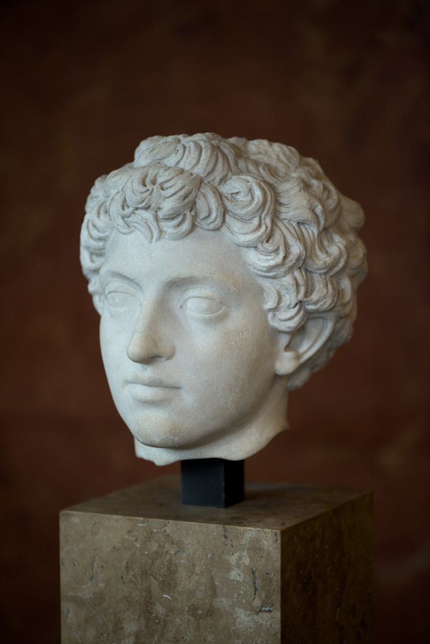 Art Rome Hlava římského císaře Marka Aurela Younga (121 - 180 n. l.) Mramor od Roman Roman