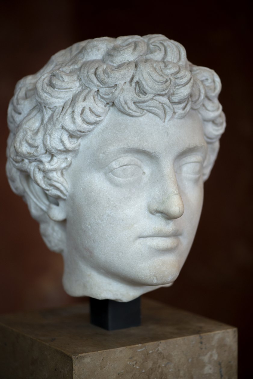Art Rome Hlava římského císaře Marka Aurela Younga (121 - 180 n. l.) Mramor od Roman Roman