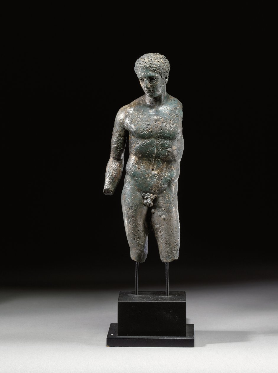 Sportovec, konec 1. století před naším letopočtem - začátek 1. století našeho letopočtu (bronz) od Roman Roman