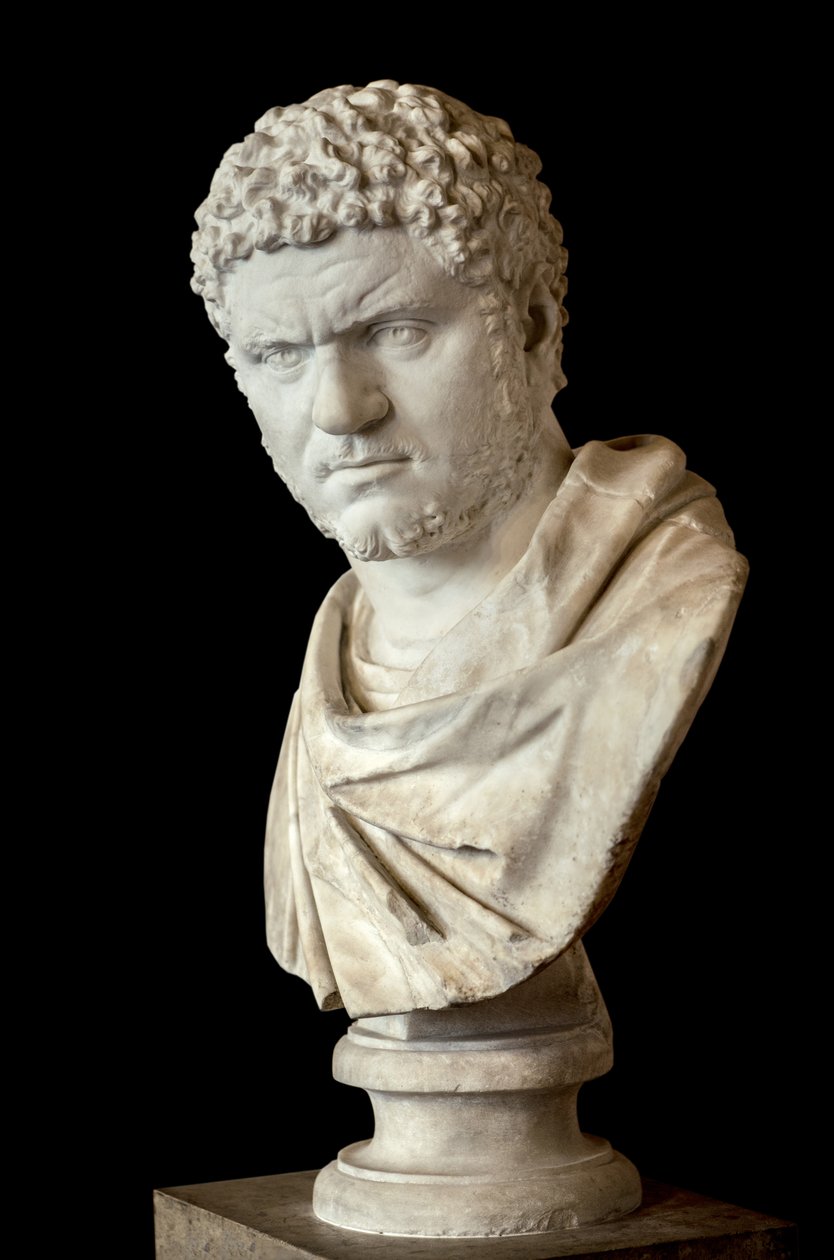 Caracalla (188 - 217 n. l.) mramor, římské umění od Roman Roman