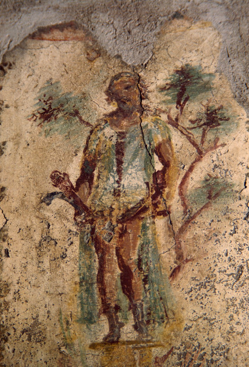 Erotická freska z Lupanaru v Pompejích (Seznam světového dědictví UNESCO od Roman Roman