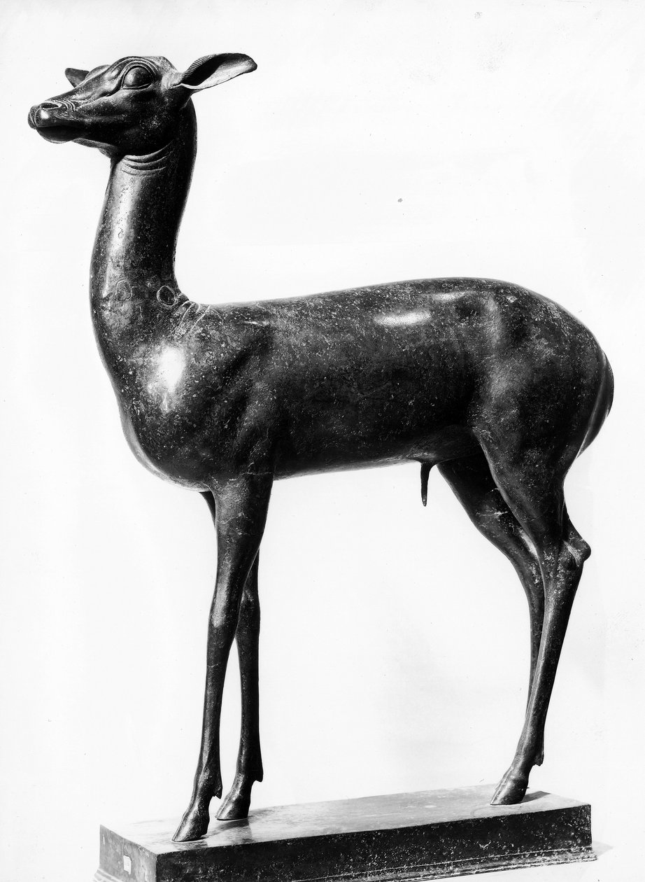 Figurka jelena (bronzová) od Roman Roman