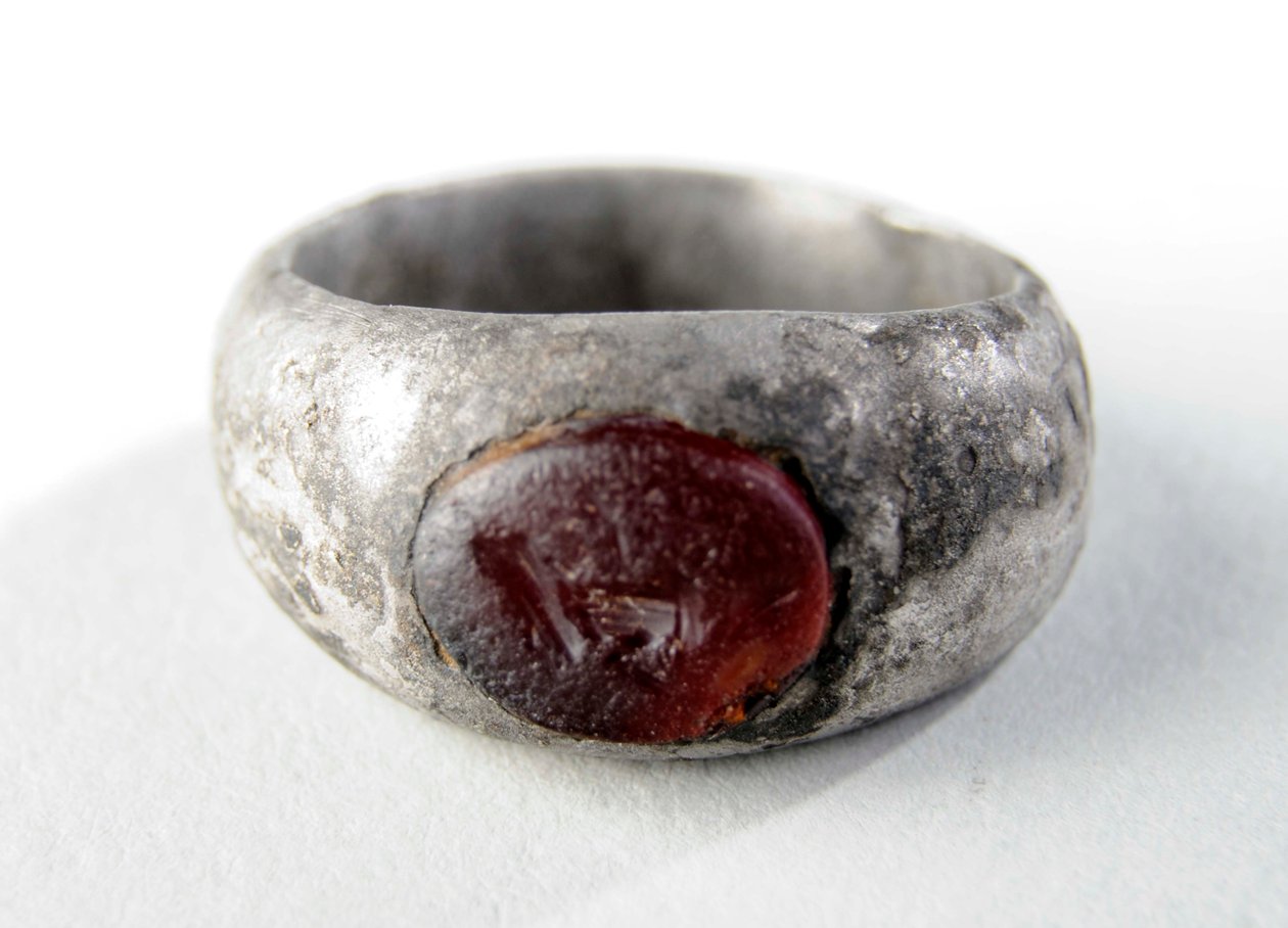 Prsten s hlubotiskem (stříbrný) od Roman Roman