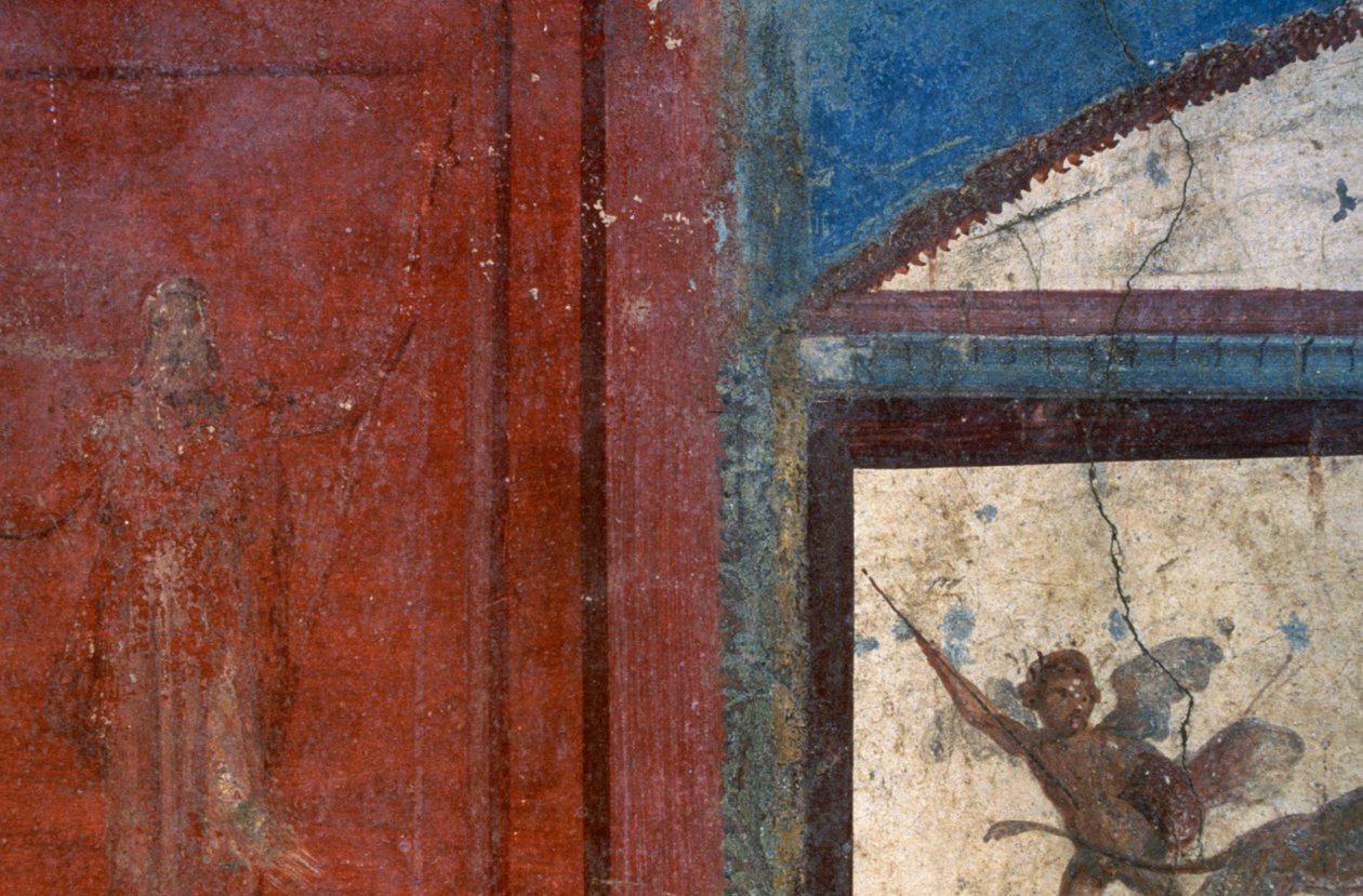 Freska z House of Ceii, Pompeje (Seznam světového dědictví UNESCO od Roman Roman