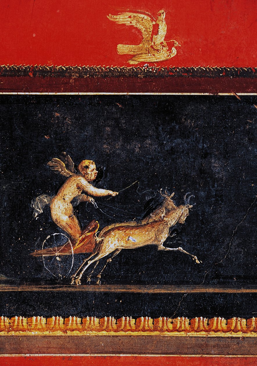 Frieze amorin kanssa, House of Vettii, Pompeji (Unescon maailmanperintöluettelo od Roman Roman