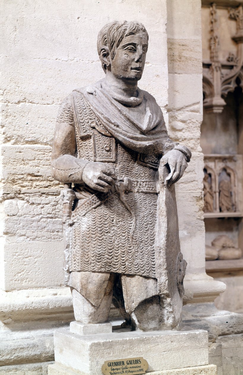 Galský válečník za římské říše (oblečený v římském stylu), Lapidaire Museum, Avignon. od Roman Roman