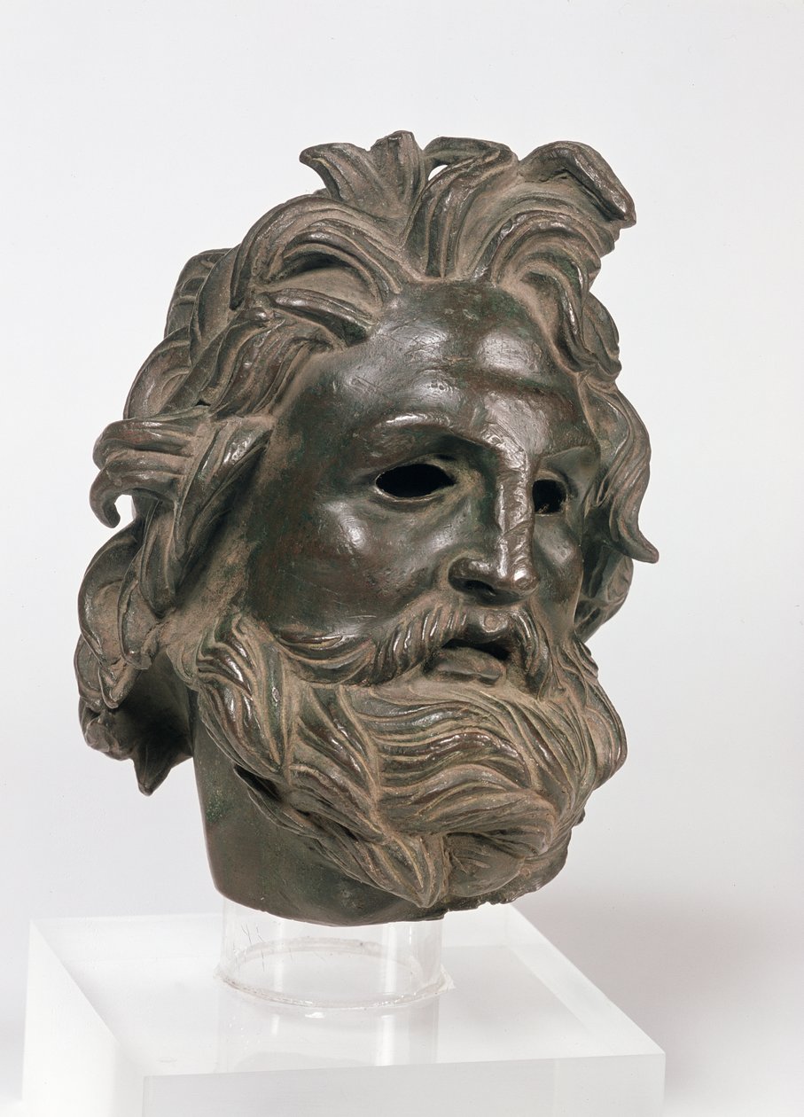 Hlava Poseidona (bronz) od Roman Roman