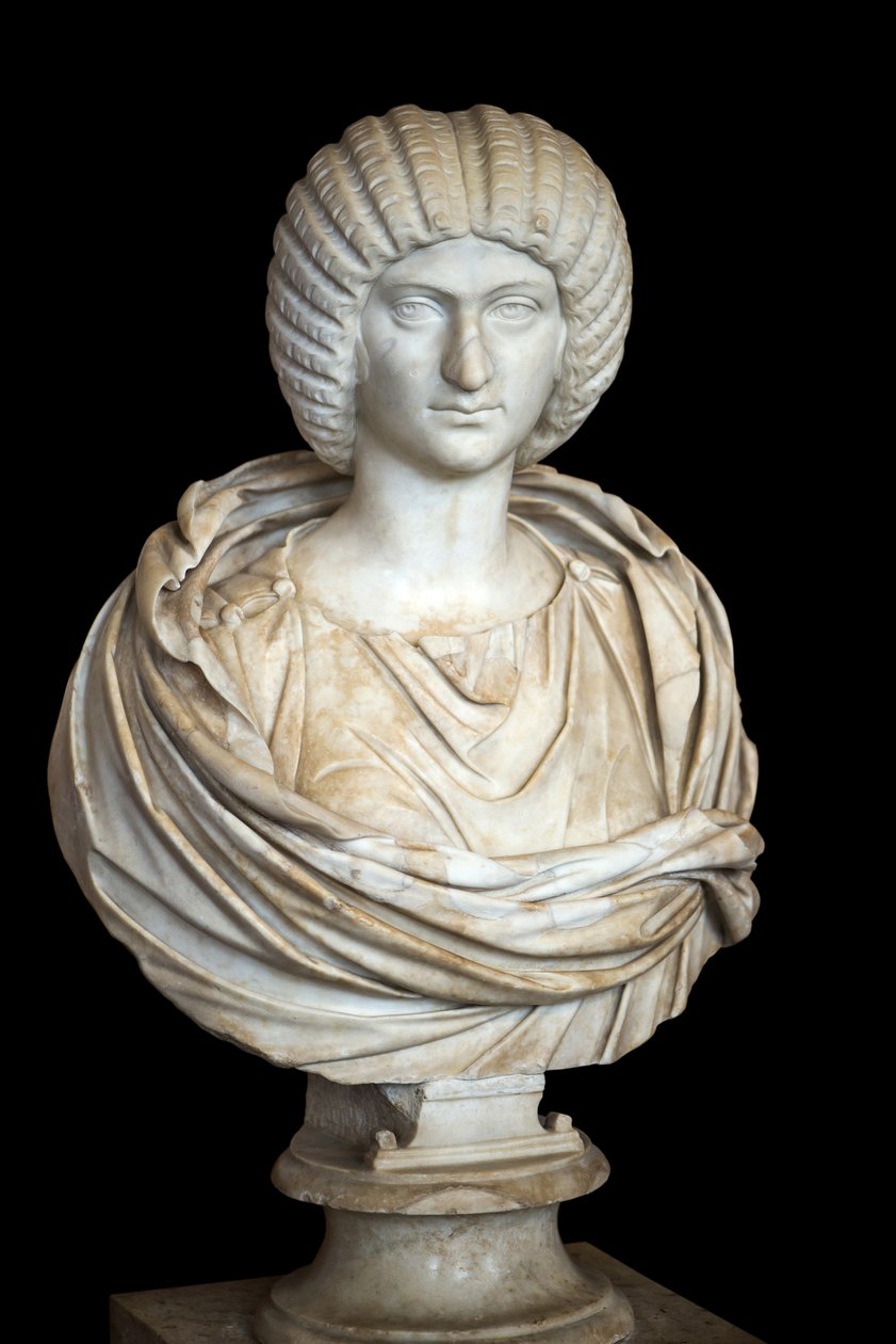 Julia Domna (asi 170 - 217 n. l.), mramor, římské umění od Roman Roman