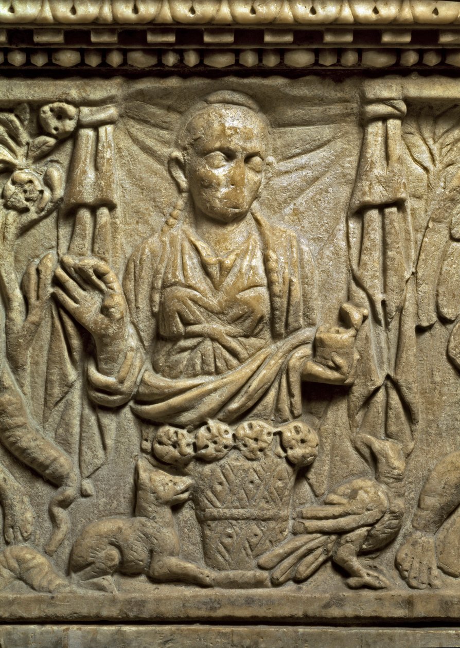 Zastoupení květináře (reliéf) od Roman Roman