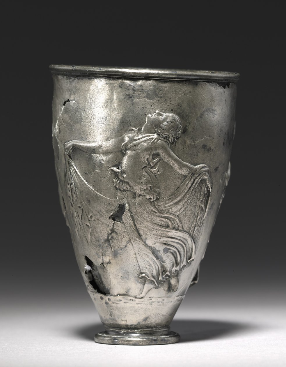 Vicarello Goblet, Vicarello, Augustan Period (stříbrný) od Roman Roman