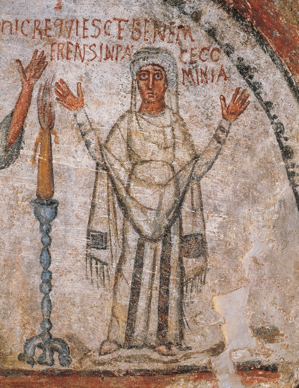 Zesnulý Cominia (freska) od Roman Roman