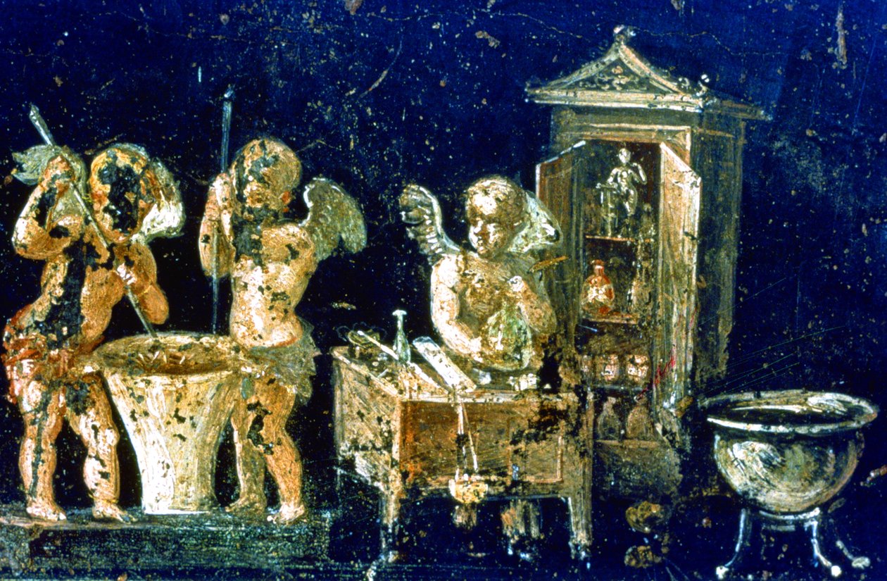 Nástěnná malba z domu Vettii od Roman Roman