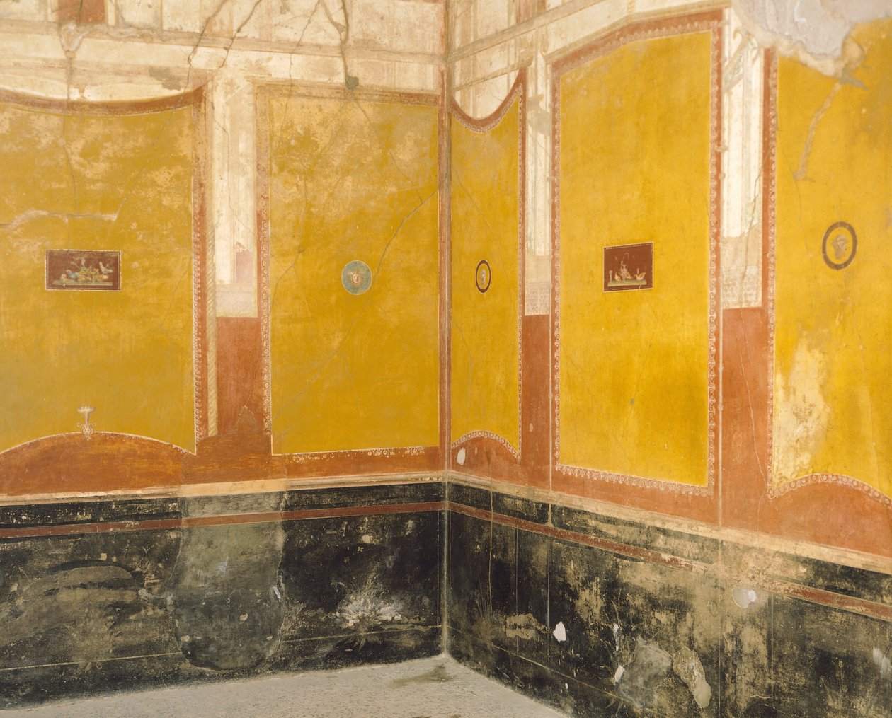 Nástěnné malby domu Vettii, Pompeje, Kampánie, římská civilizace od Roman Roman
