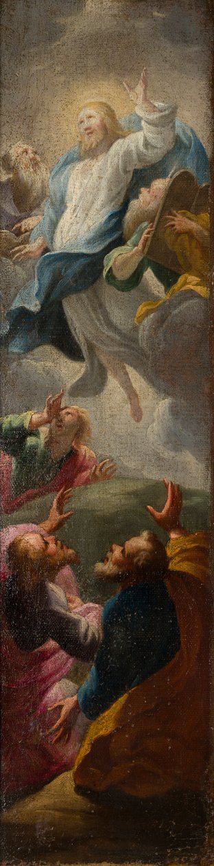 Kristus se zjevuje svým učedníkům, asi 1650-1750 (olej na plátně) od Roman School
