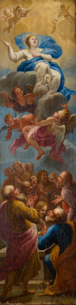 Nanebevzetí Panny Marie, kolem 1650-1750 (olej na plátně) od Roman School