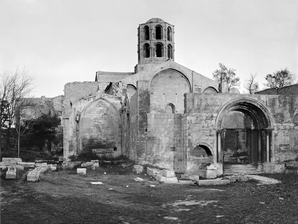 Kostel Saint-Honoratus v Les Alyscamps od Romanesque