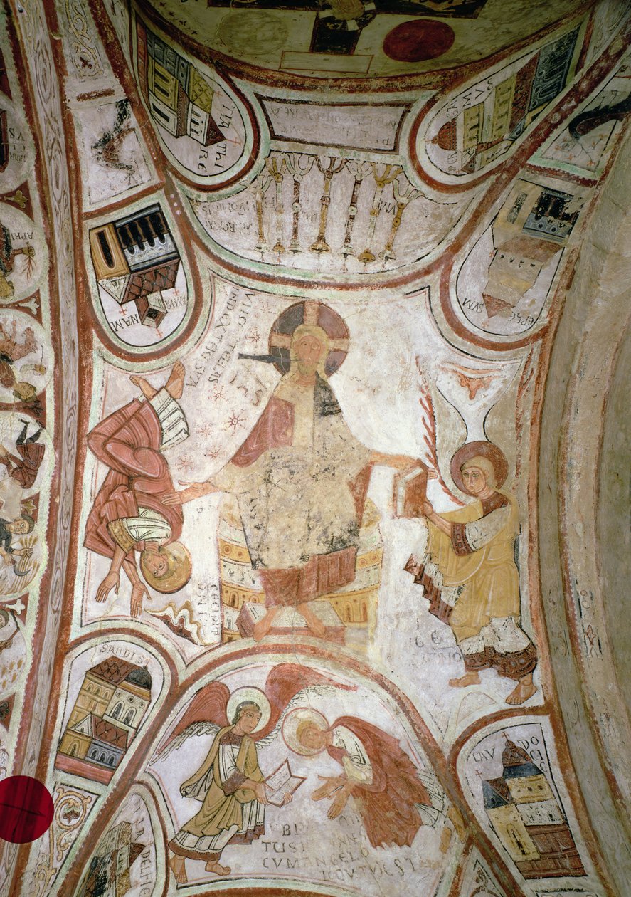 Scéna z Apokalypsy od Romanesque