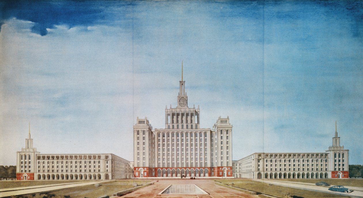 Casa Scanteii, Bukurešť od Romanian School