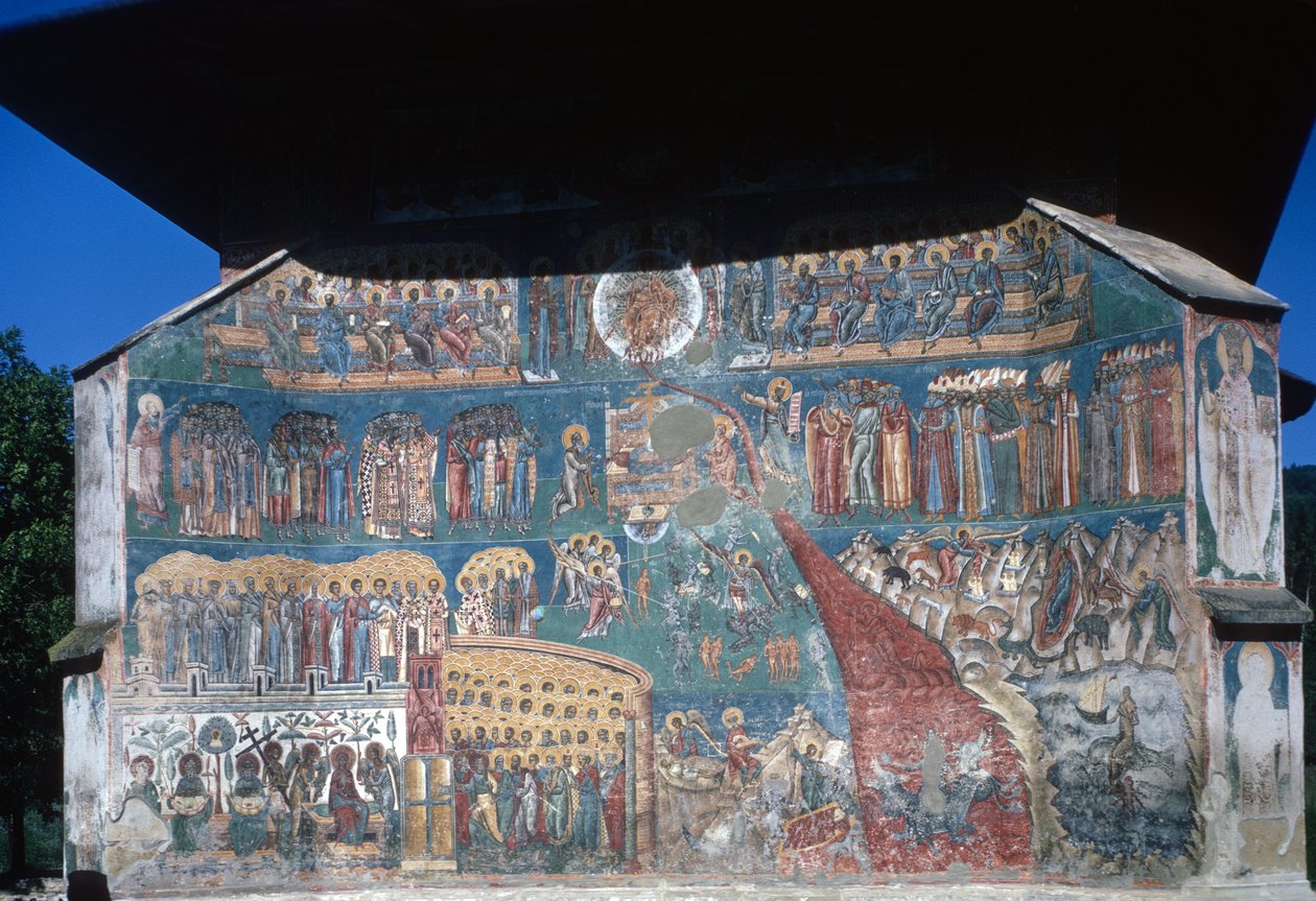 Poslední soud, 1547-50 od Romanian School