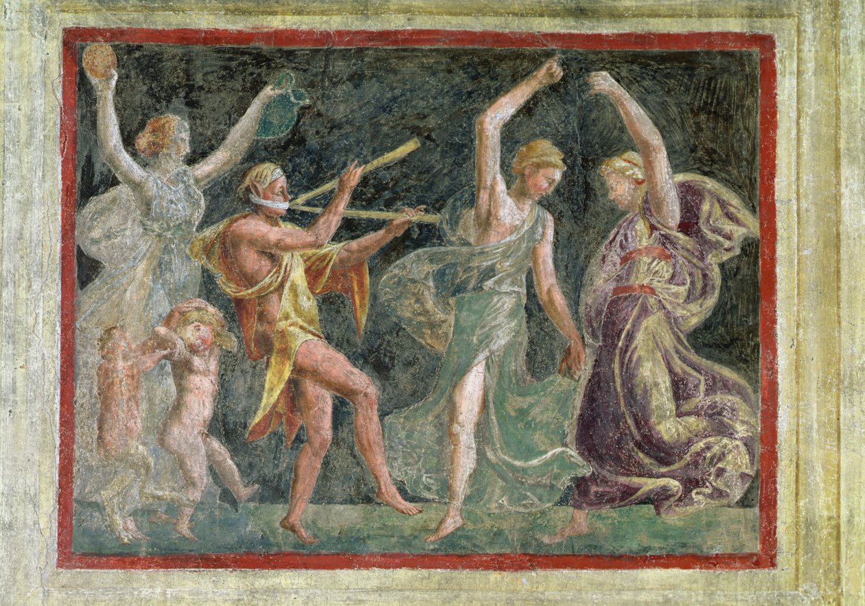 Dům proměny, Tančící Maenads od Romano Giulio