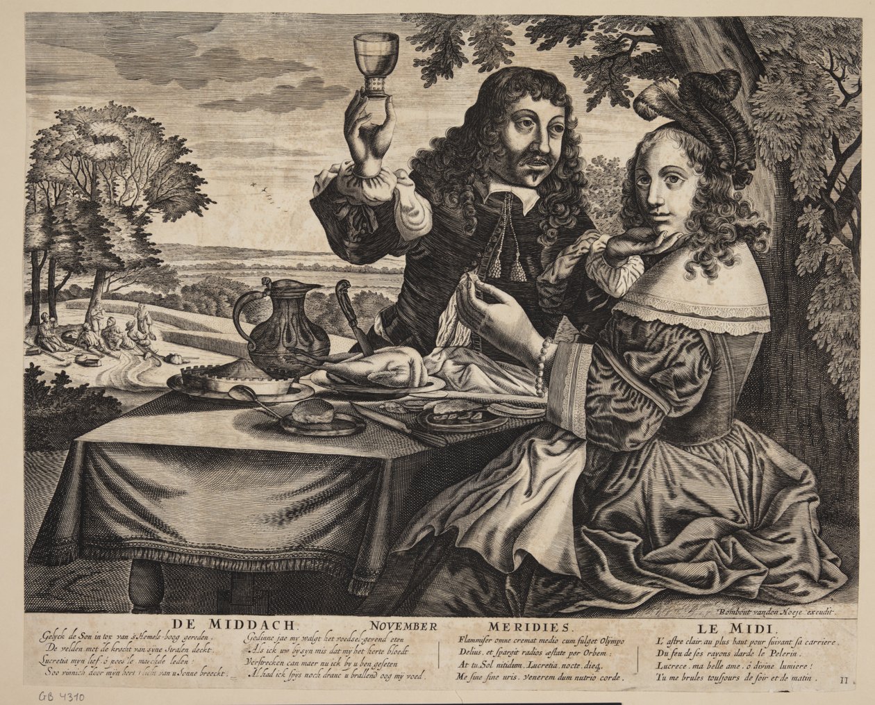 Poledne (poledne - Meredies - Le midi) od Rombout Van den Hoeye