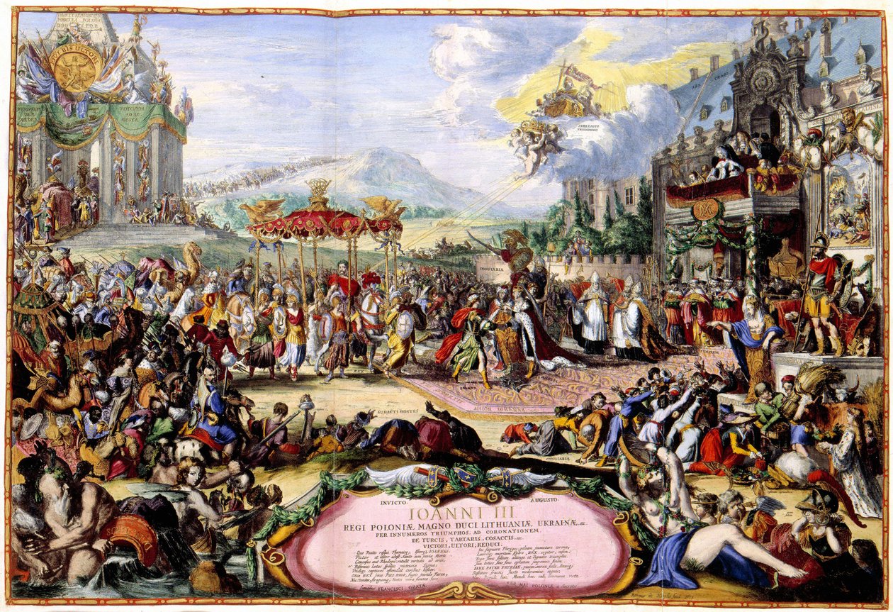 Alegorie krále Jana III Sobieského, 1675 od Romeyn de Hooghe