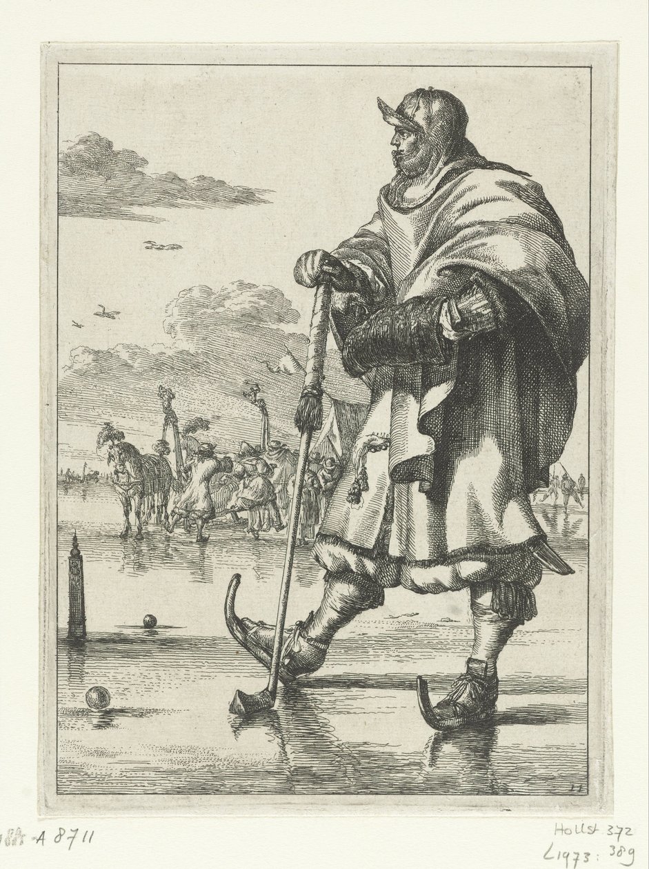 Figurky à la režim č. 11: Záložní hráč na ledě Figurky à la mód (název série) od Romeyn de Hooghe
