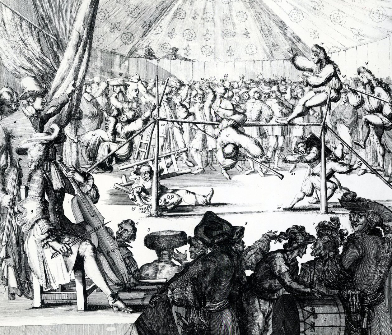 Pay that fall, 1697 od Romeyn de Hooghe